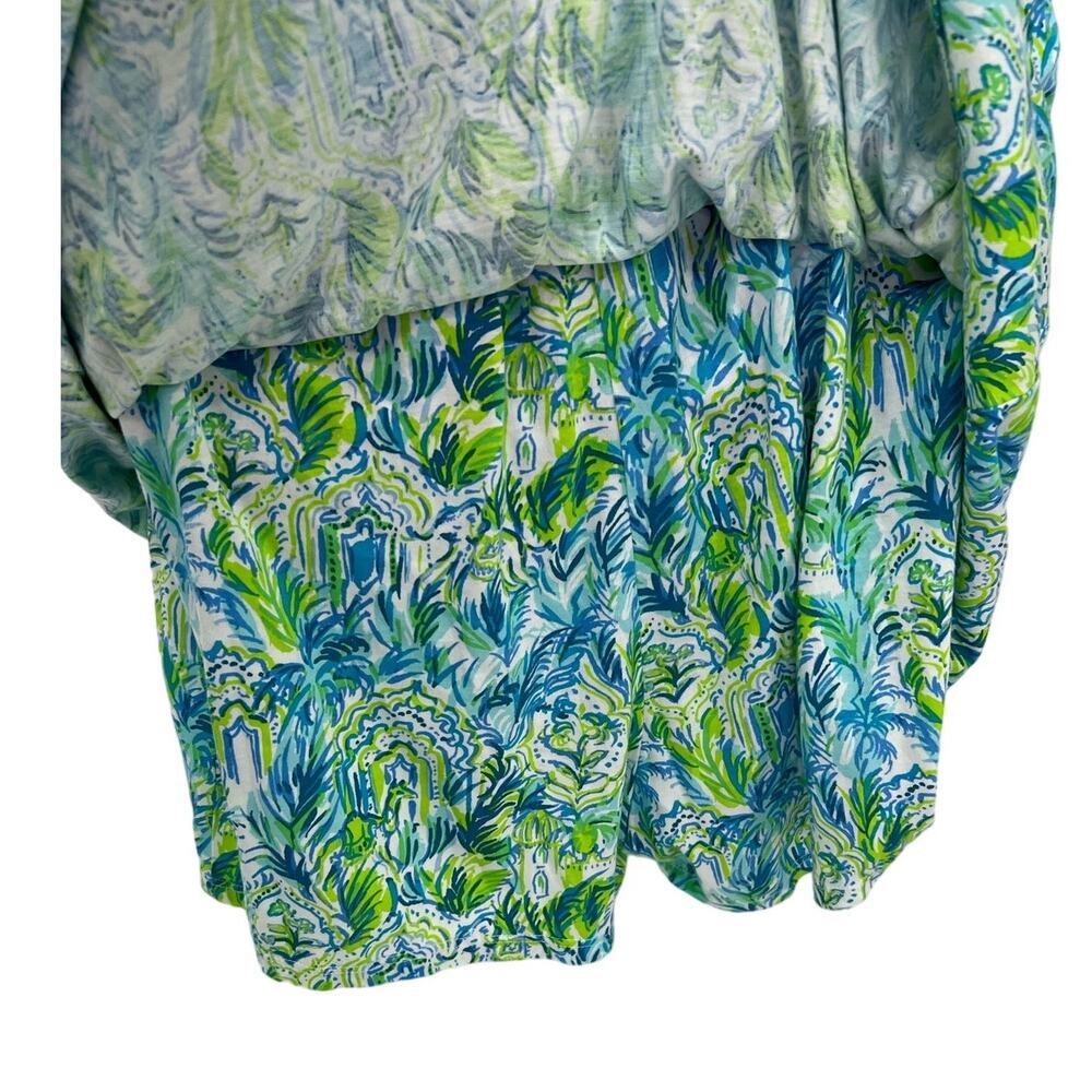 Lily Pulitzer Idara Resort Romper 100% Cotton Size Large - Picture 4 of 7